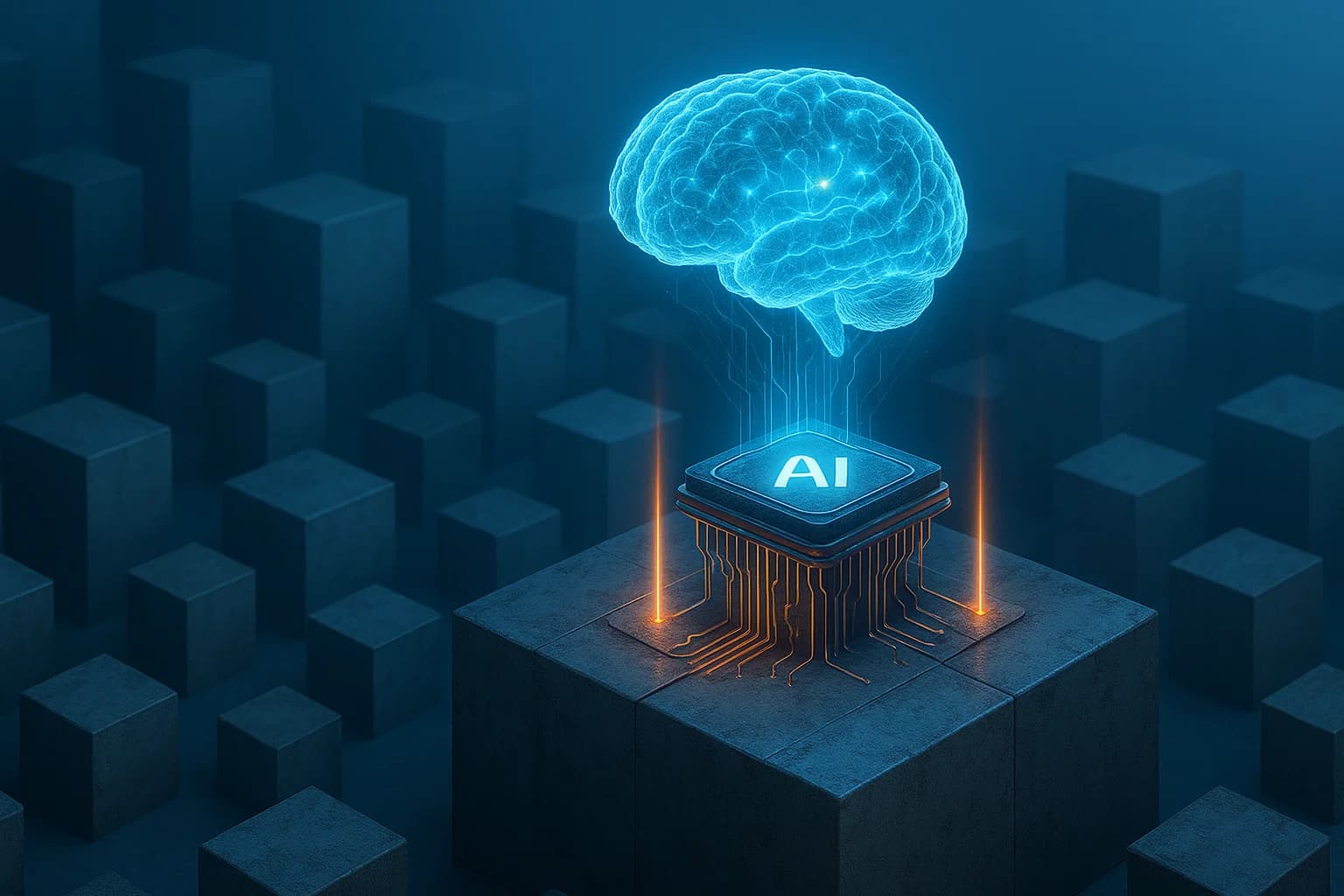 AI banner background